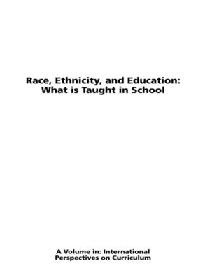 cover image of Race, Ethnicity and Education